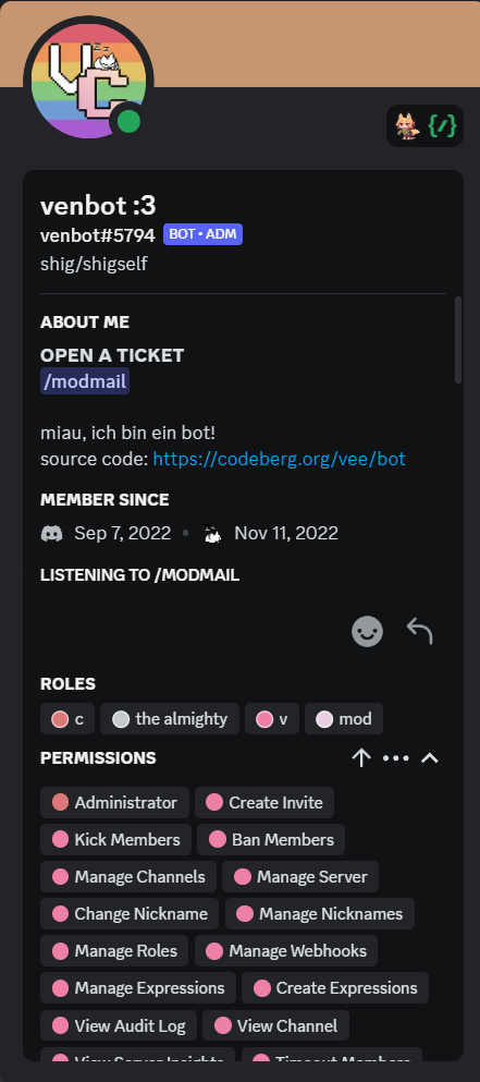 Venbot - Discord Client Modding Wiki