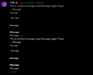 This is how Edited Messages looks like